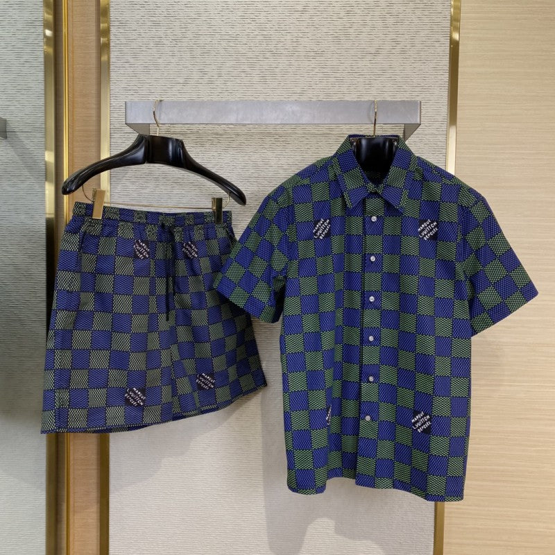 Chequered Shorts