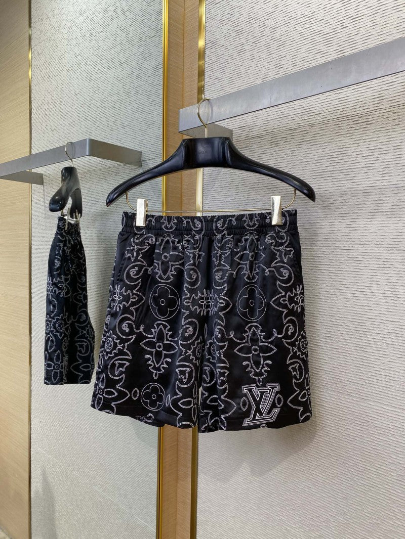 Co-Branded Diffractive Casual Shorts