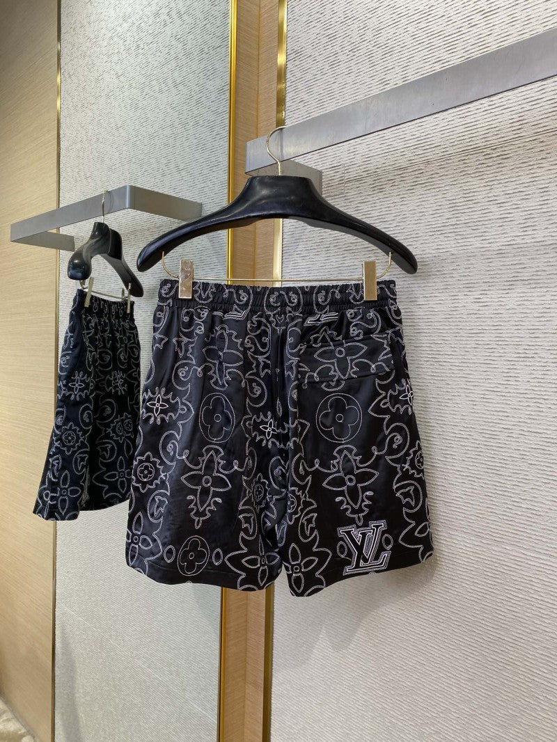 Co-Branded Diffractive Casual Shorts