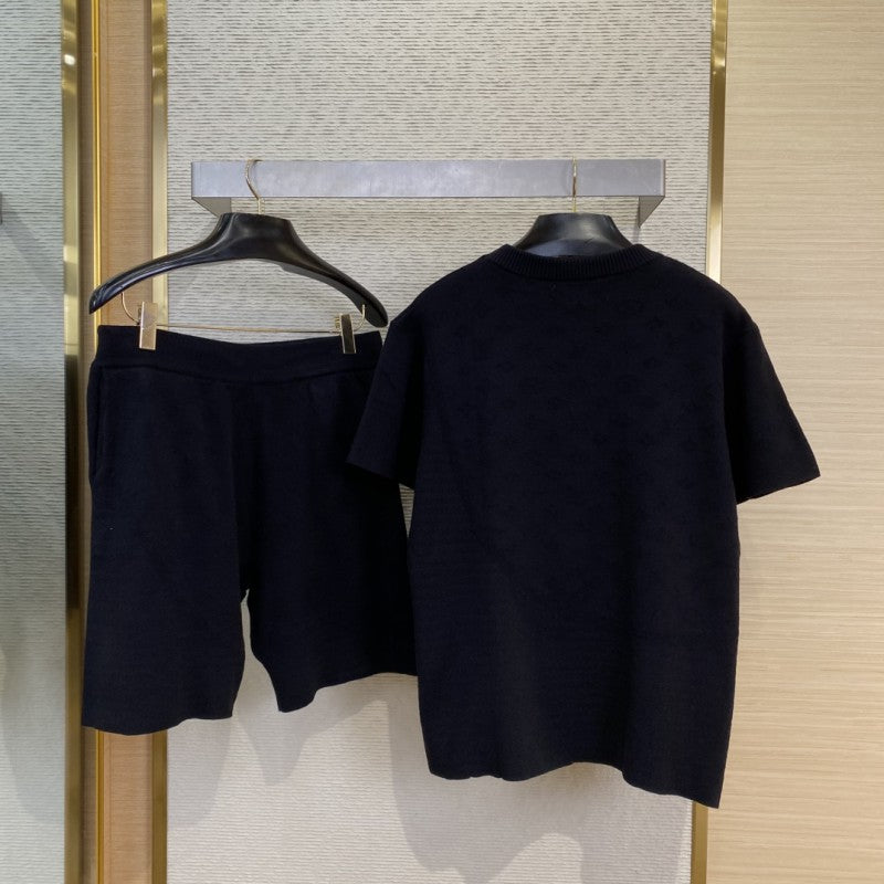 Jacquard T-Shirt Black
