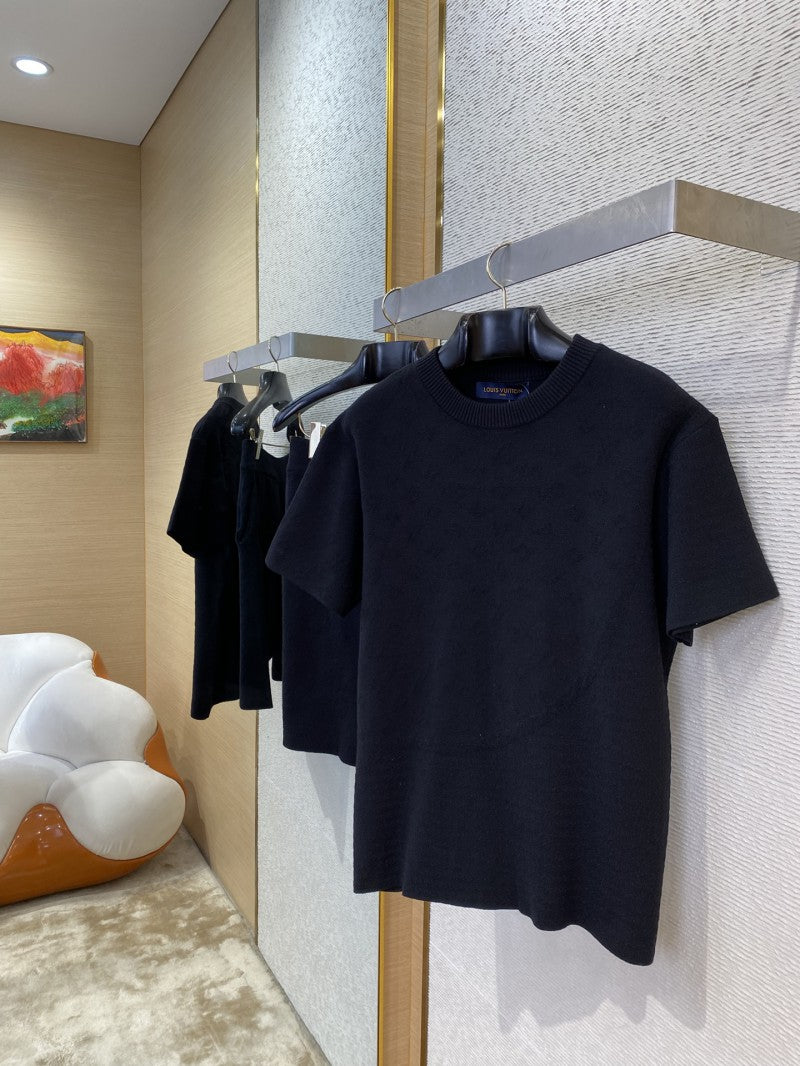 Jacquard T-Shirt Black