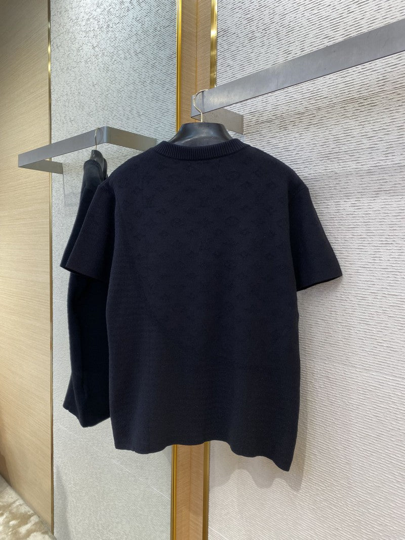 Jacquard T-Shirt Black