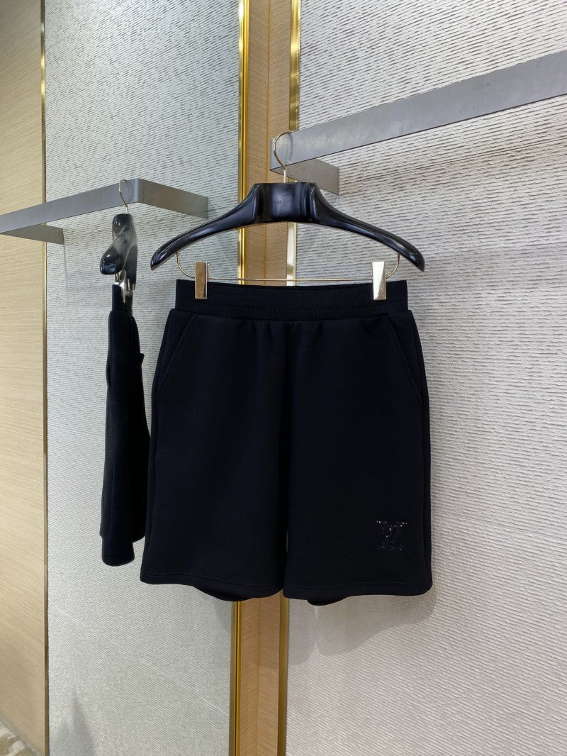 Rhinestone Air Layer Shorts