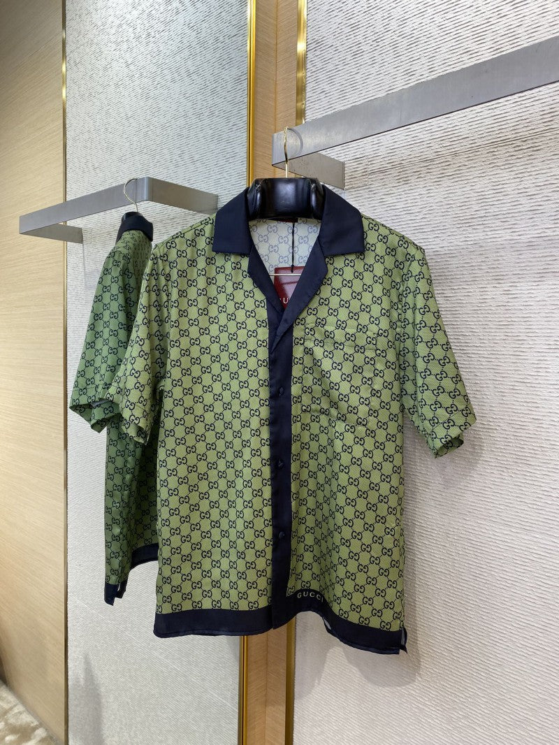 Silk Khaki Shirt