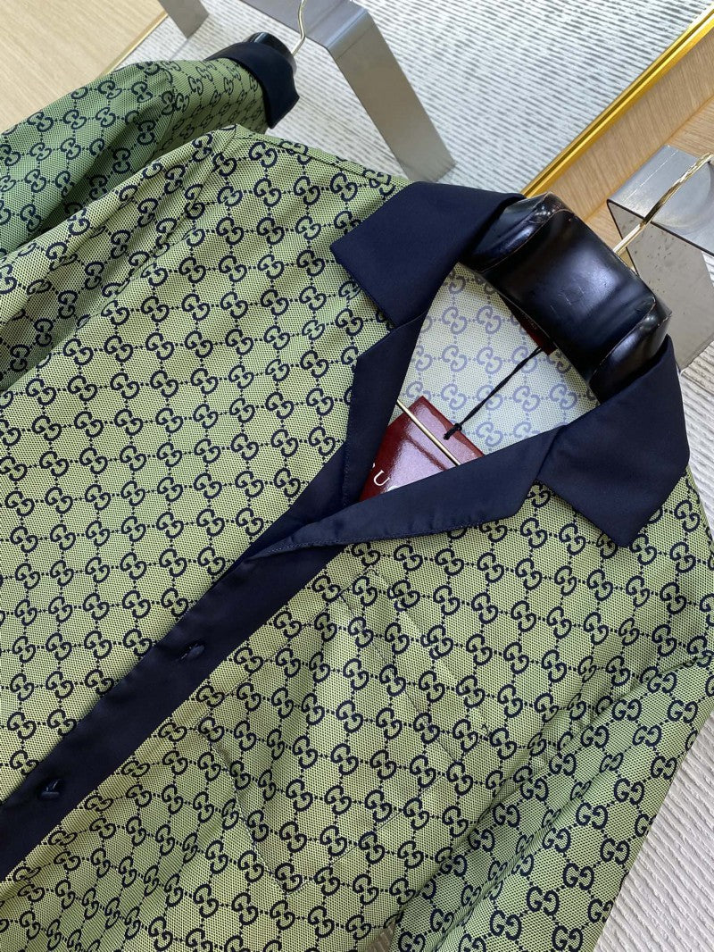 Silk Khaki Shirt