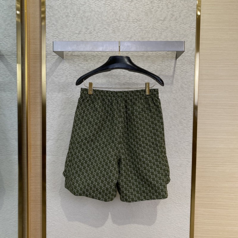 Jacquard Shorts Khaki