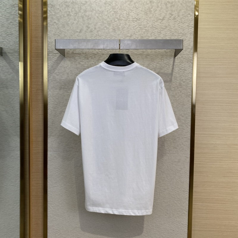 Collar Stripe Printed T-Shirt