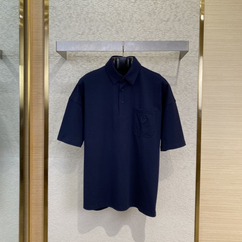 Diamond Embroidered Polo Shirt