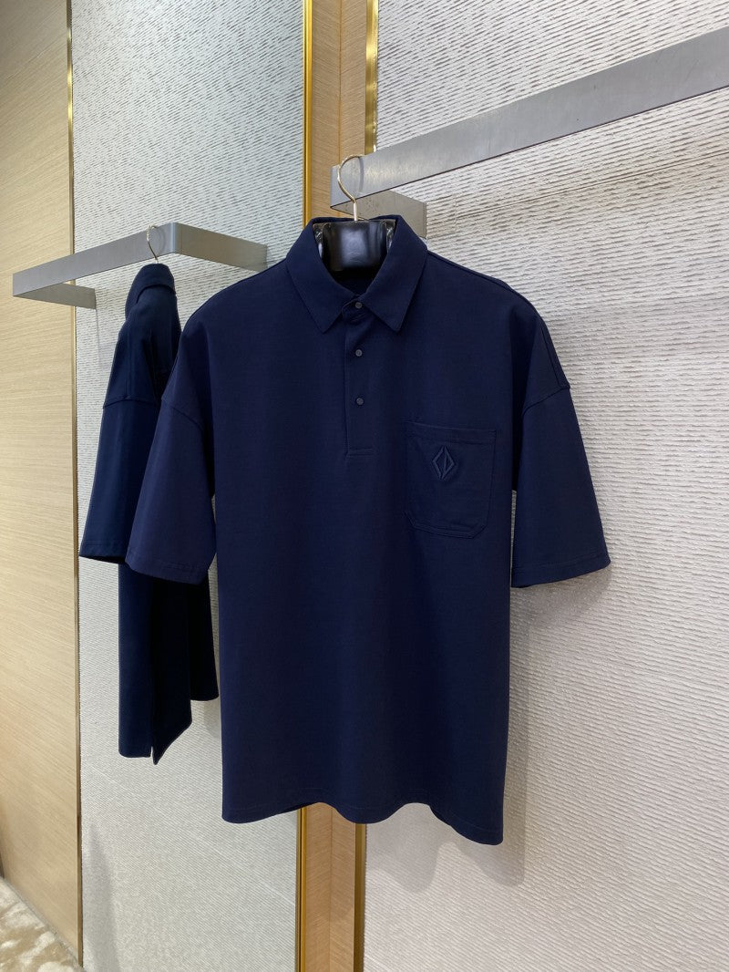 Diamond Embroidered Polo Shirt