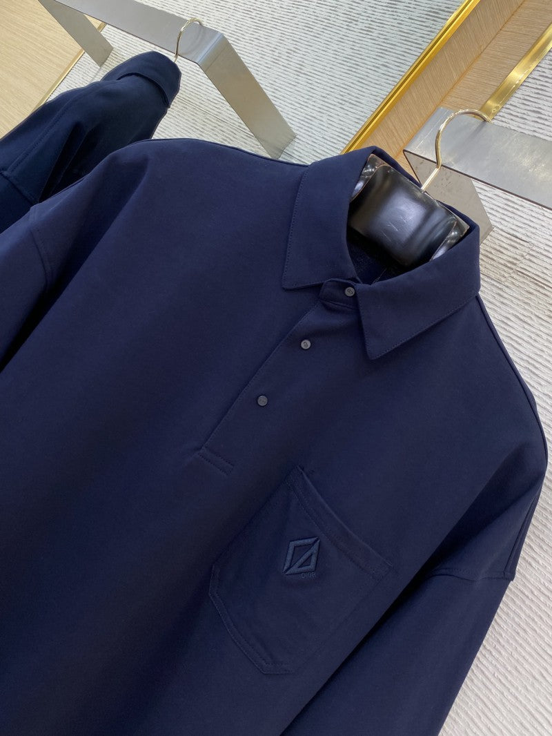 Diamond Embroidered Polo Shirt
