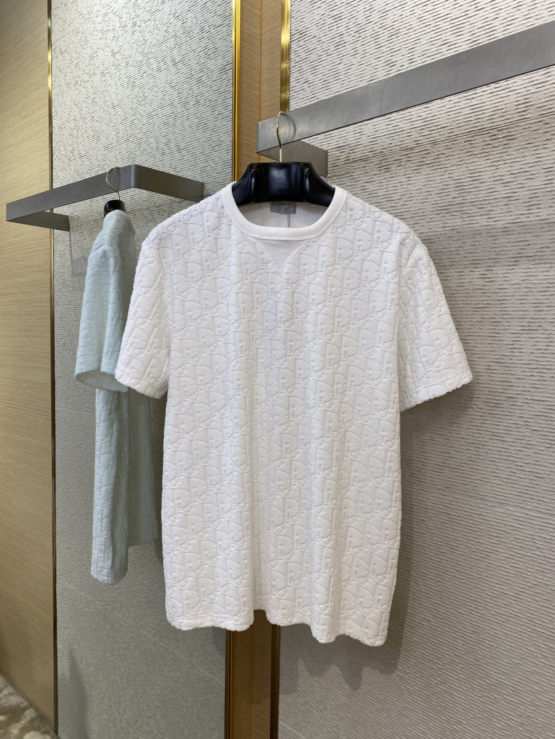 Towel Jacquard T-Shirt White
