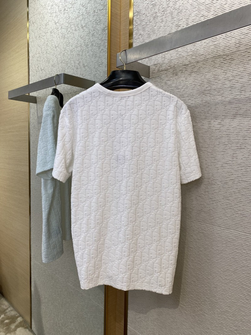 Towel Jacquard T-Shirt White