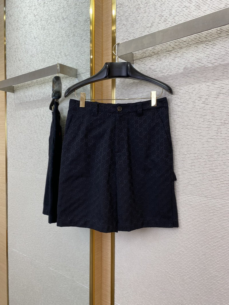 Jacquard Shorts Black