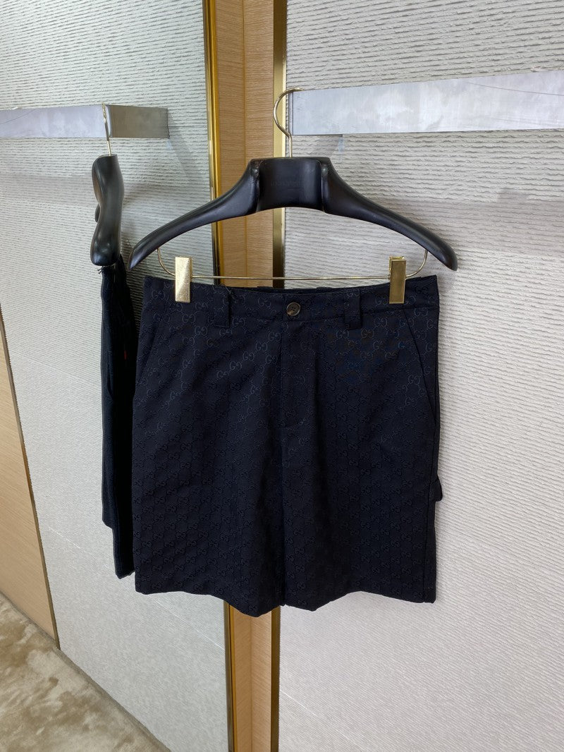 Jacquard Shorts Black