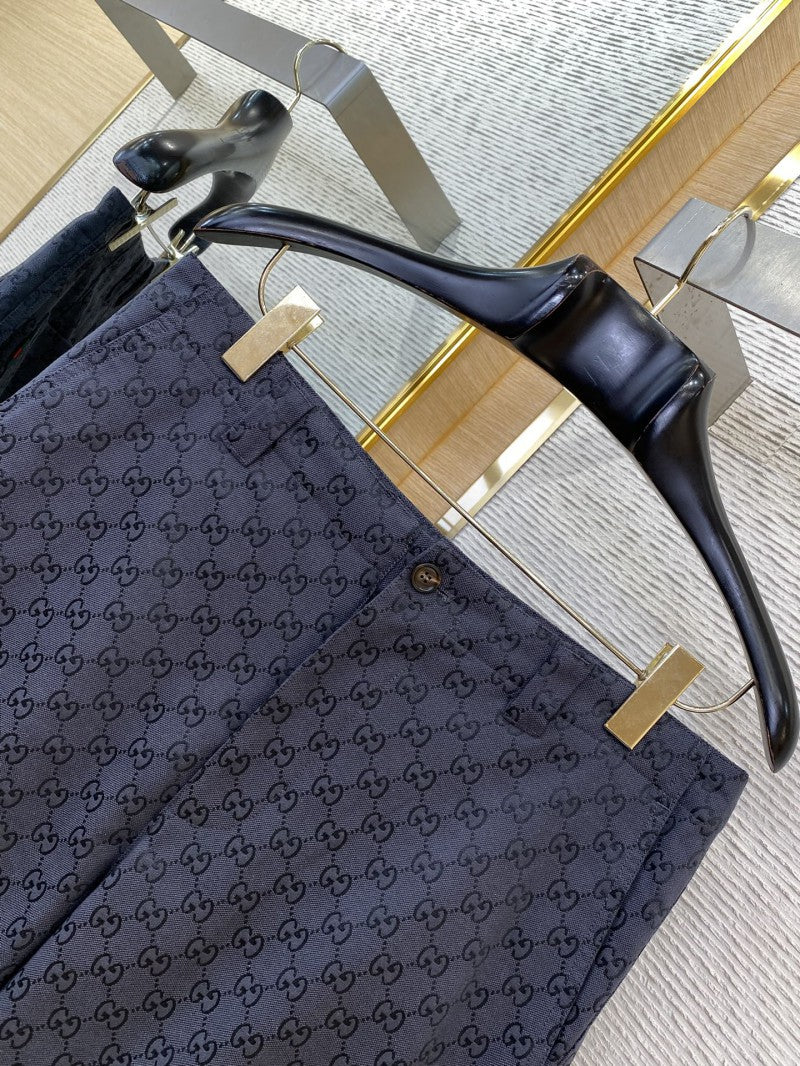 Jacquard Shorts Navy
