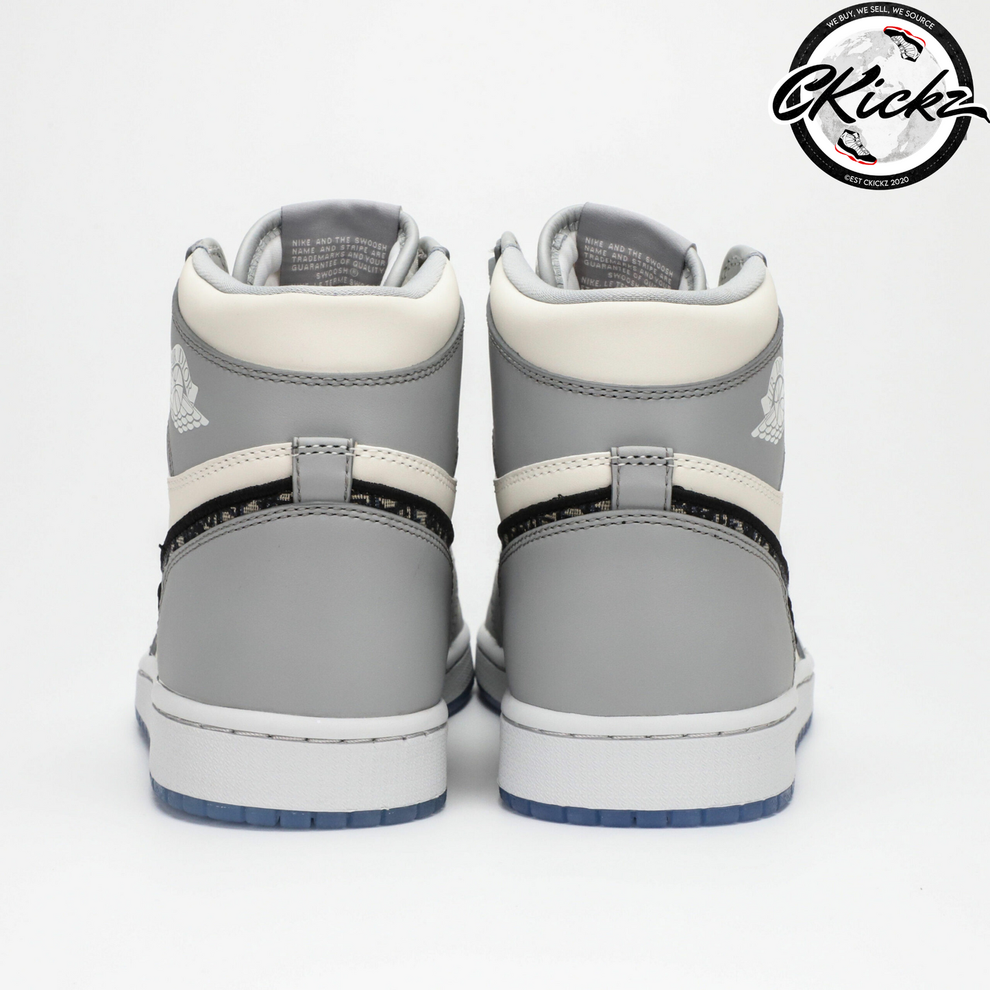 Retro Blue Transparent Trainers