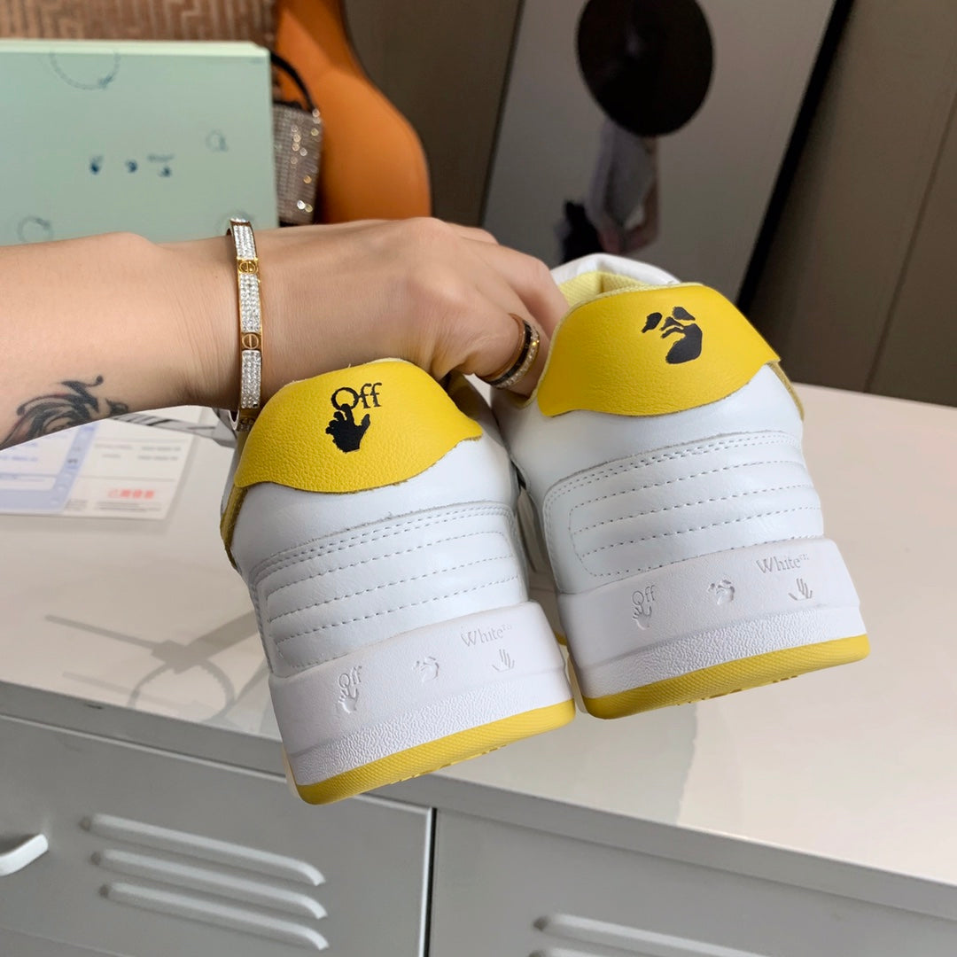 Off-White Yellow & White Out of Office