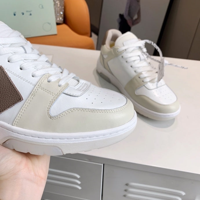 Off-White Brown & White Out Of Office