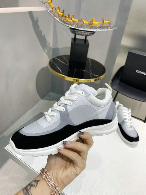 CC Black, Grey & White Low Top Trainer