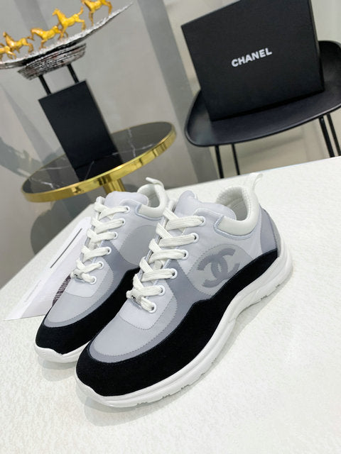 CC Black, Grey & White Low Top Trainer
