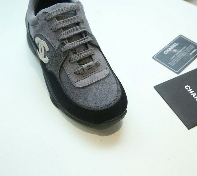 CC Black & Grey Low Top Trainer