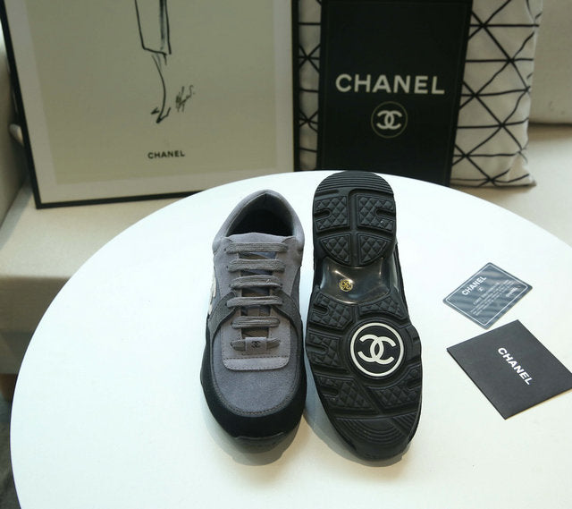 CC Black & Grey Low Top Trainer