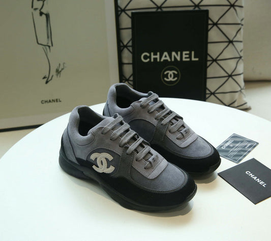 CC Black & Grey Low Top Trainer