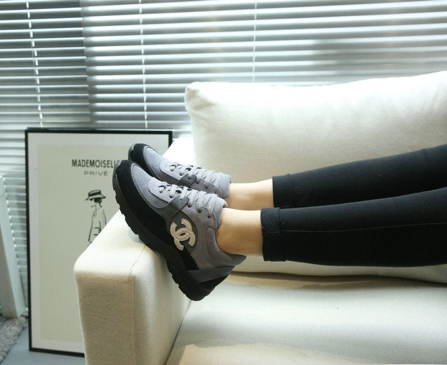 CC Black & Grey Low Top Trainer