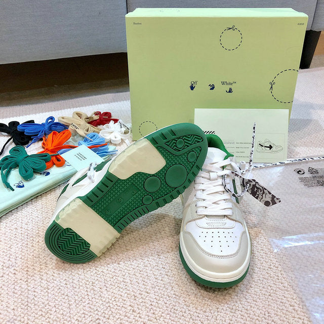 Off-White Green, Grey & White Out Of Office