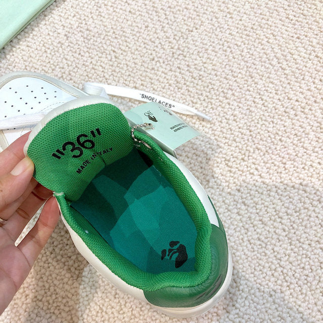 Off-White Green, Grey & White Out Of Office