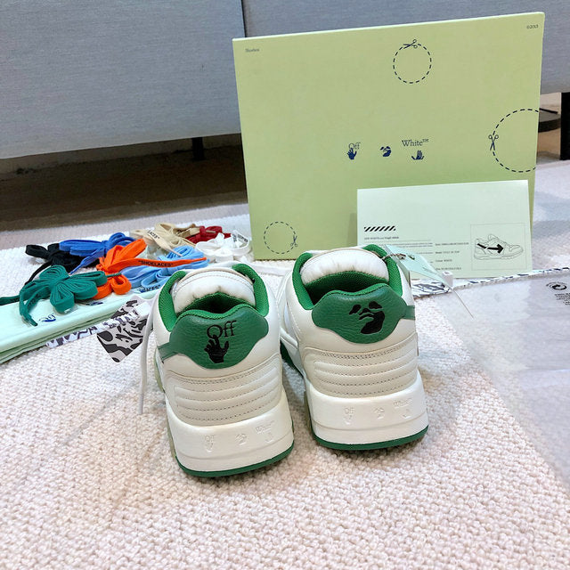 Off-White Green, Grey & White Out Of Office