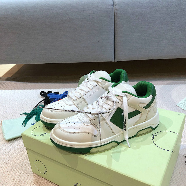 Off-White Green, Grey & White Out Of Office