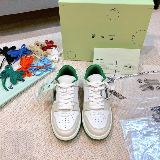 Off-White Green, Grey & White Out Of Office