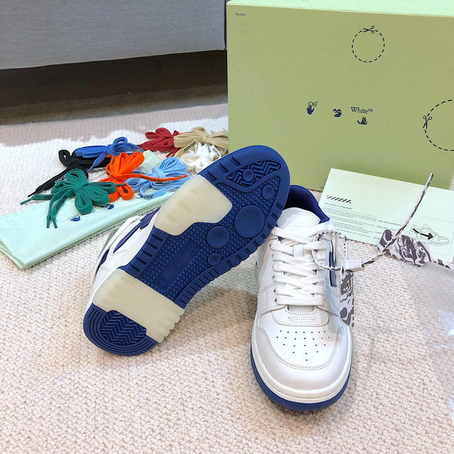 Off-White Blue & White Out Of Office