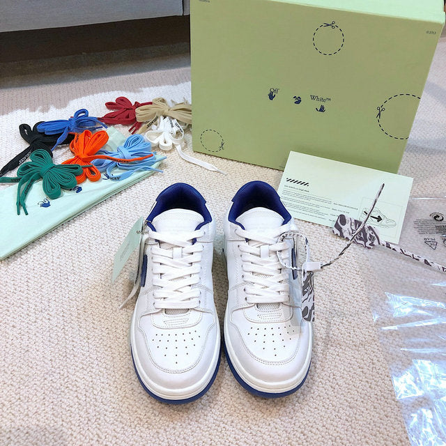 Off-White Blue & White Out Of Office