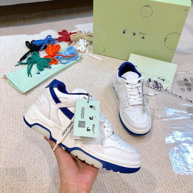 Off-White Blue & White Out Of Office