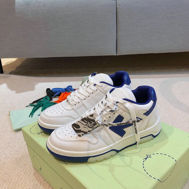 Off-White Blue & White Out Of Office
