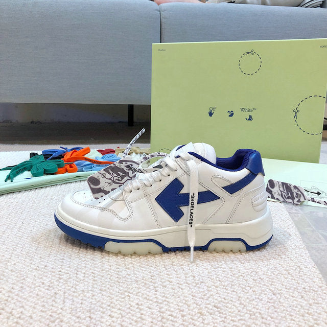 Off-White Blue & White Out Of Office