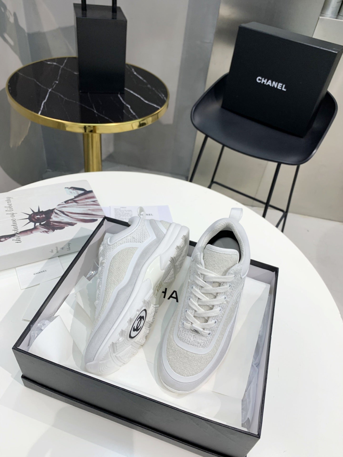 CC Grey Low Top Trainer