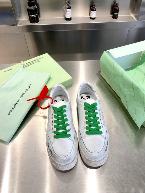 OFF-WHITE 2.0 Sneaker White (Green Laces)