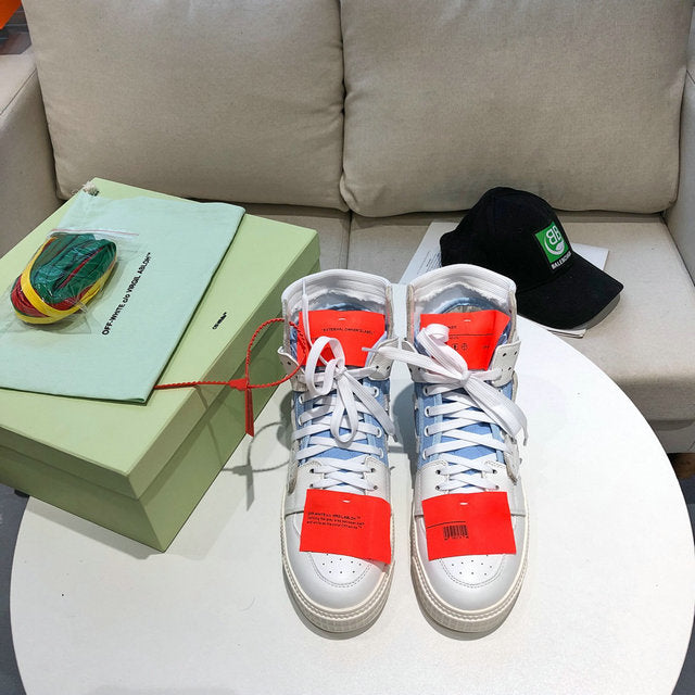 Off-White Blue & White High Court 3.0