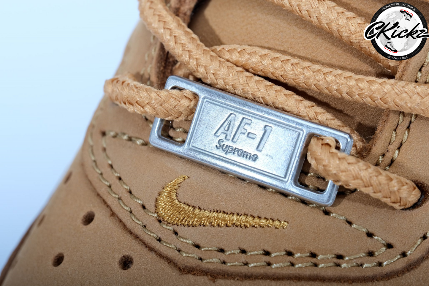 Supreme X AF1 Flax