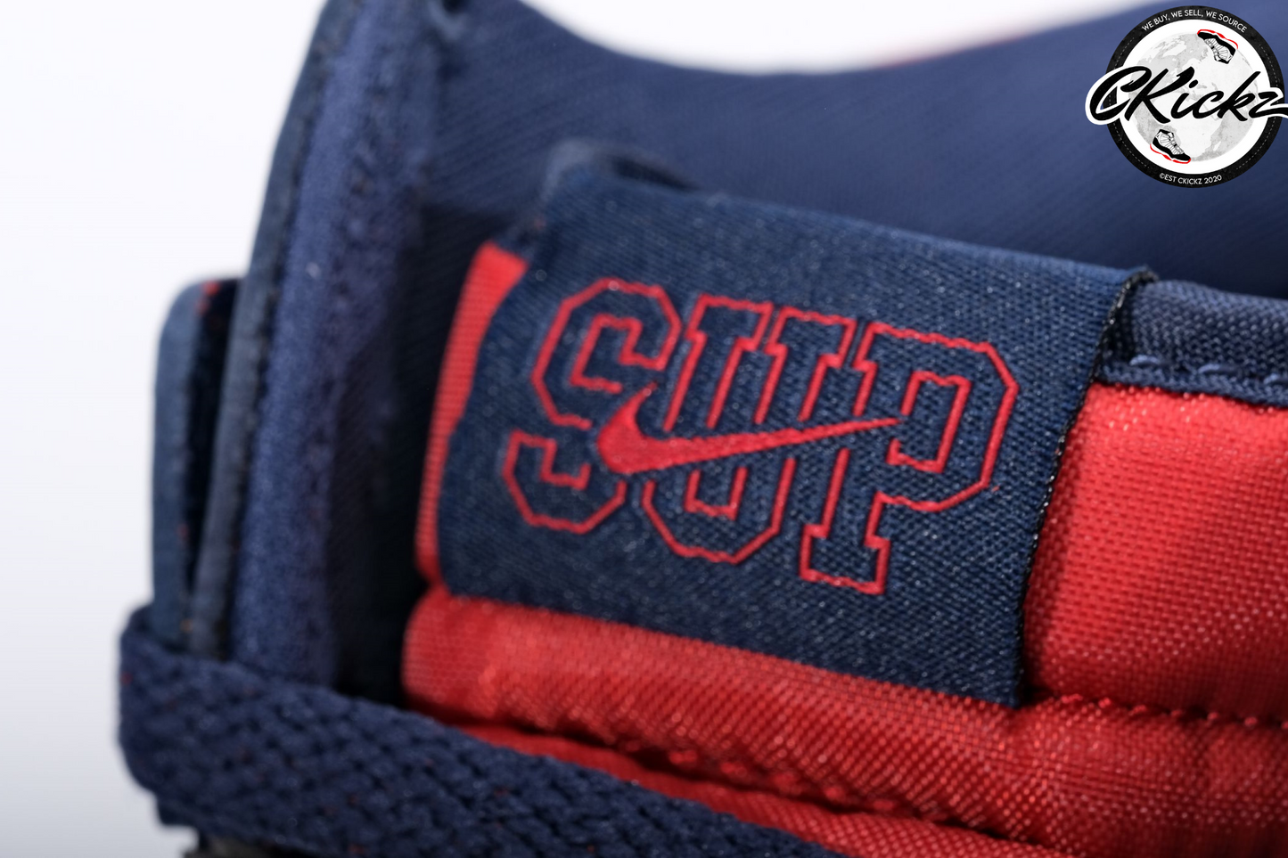 Supreme x NK SB Dunk High By Any Mean Navy