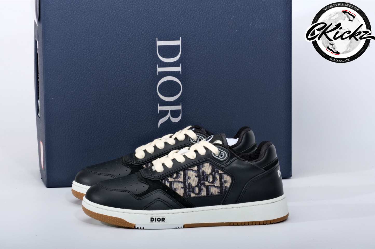Retro Crest Mesh Low Black & Beige