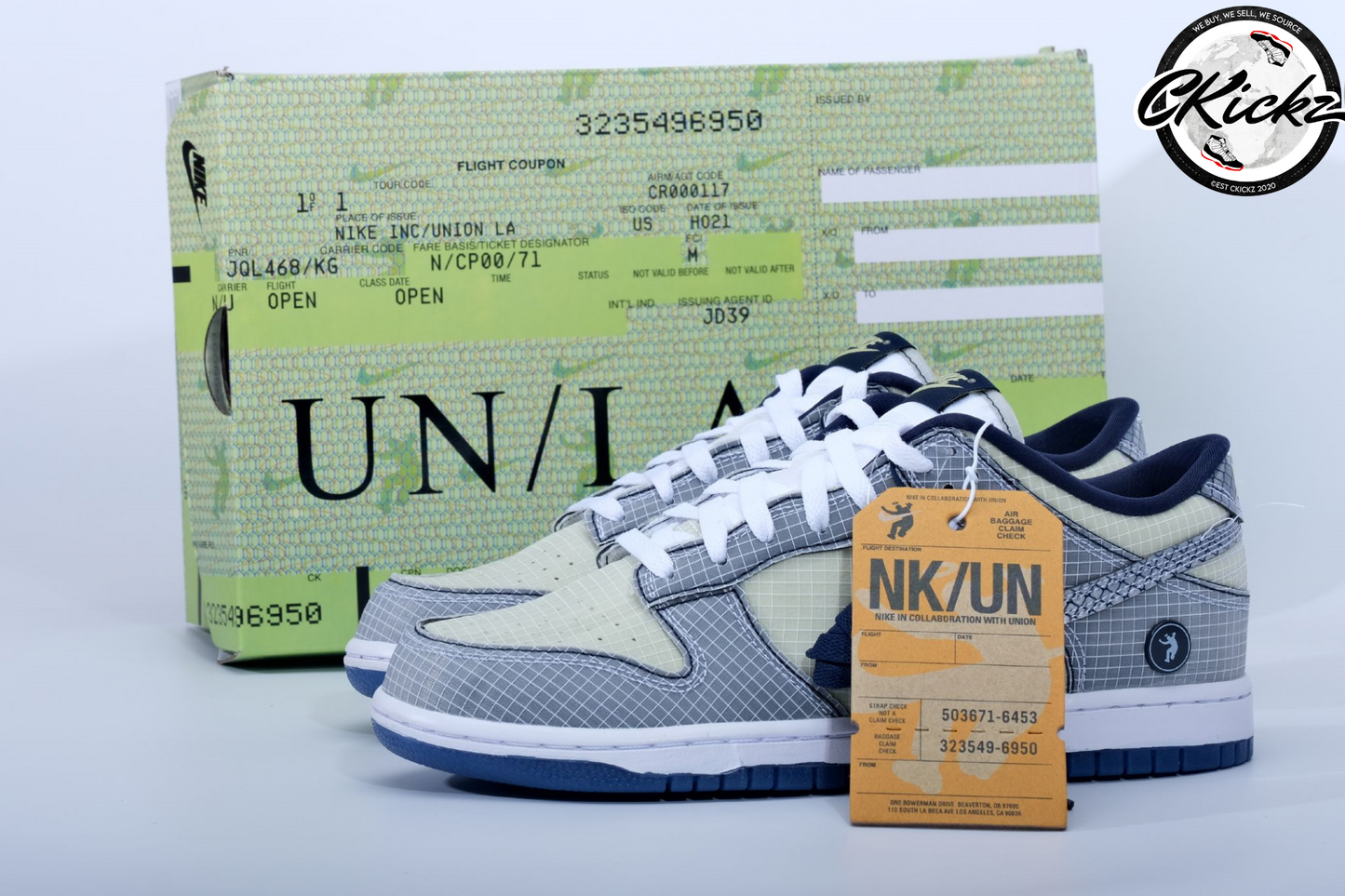 Union LA X NK Dunk Low Pistachio