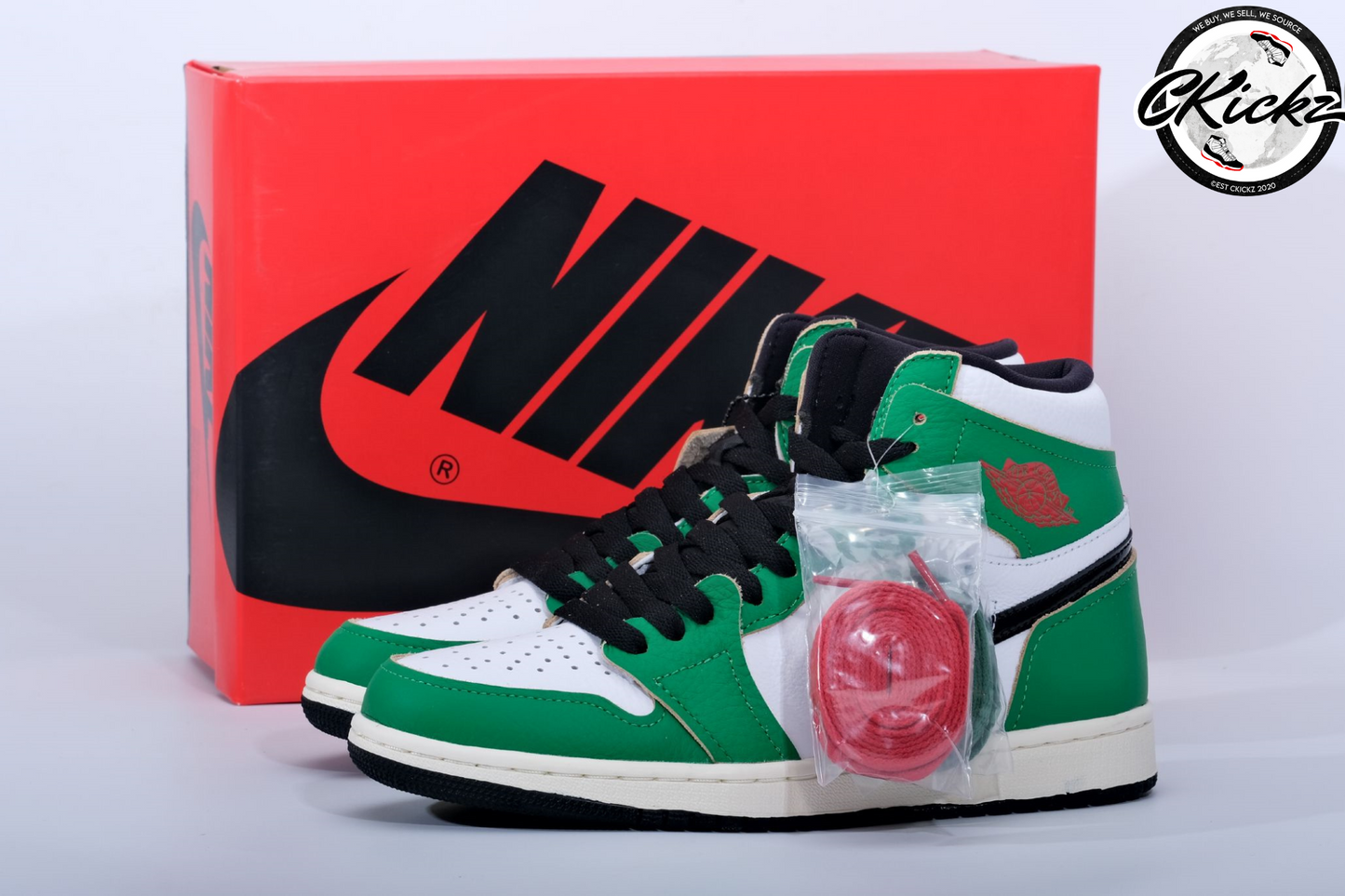 Retro High Lucky Green Trainers