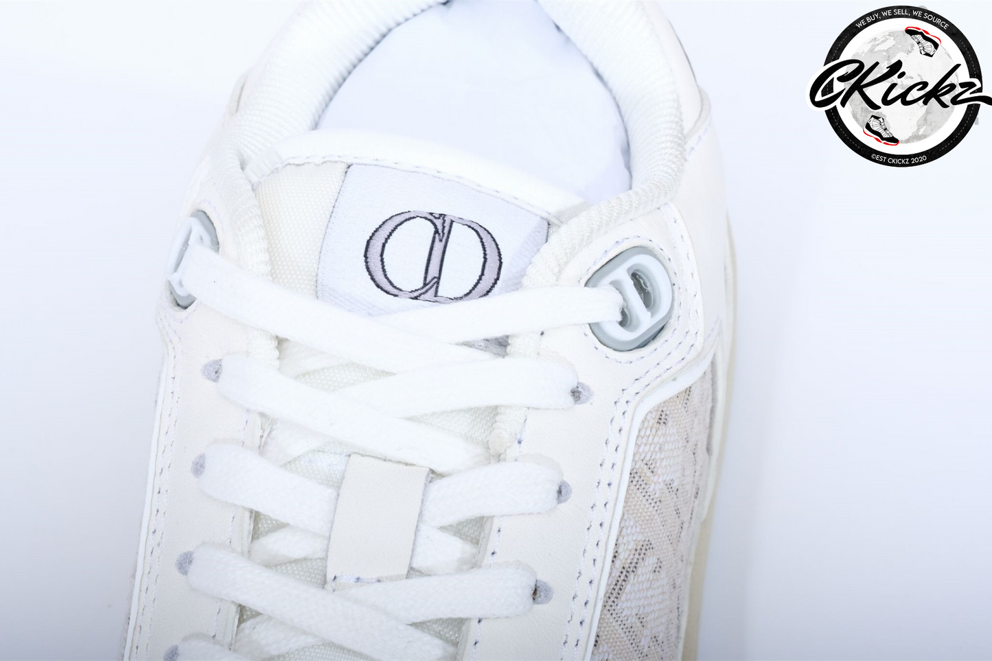 Retro Crest Mesh Low White & Beige