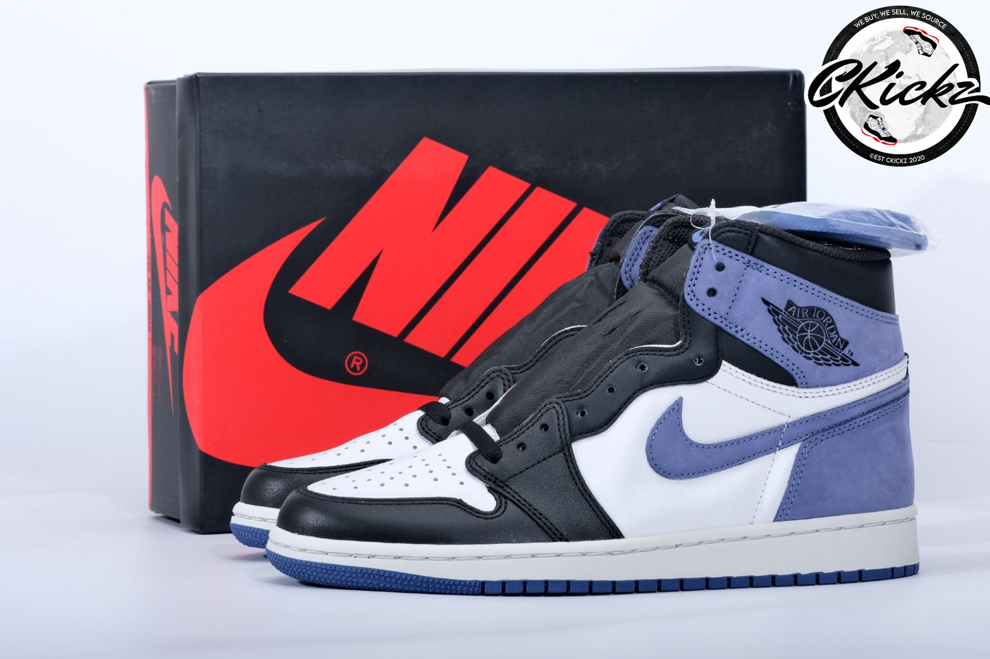 Retro High 6 Rings Blue Moon Trainers