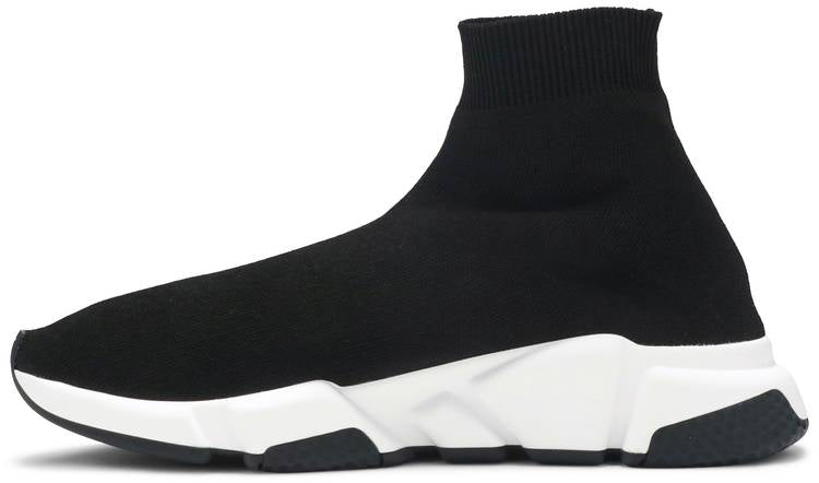 Balenci Speed Trainer Black White Sole