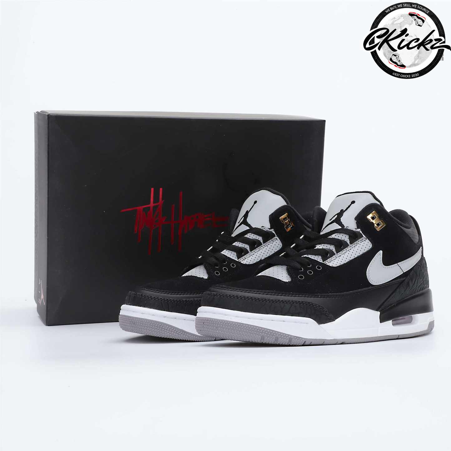 J3 Retro Tinker Black Cement Gold